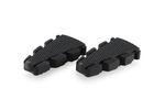 Revêtement de repose-pieds Jeu Gommes Trail 2.0 Noire