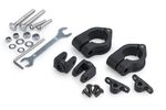  Set von Ringen 25,5 mm Beam 3.0 Schwarz Scheinwerferhalterung