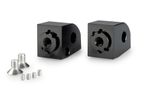 Adaptador de apoio para os pés réglable passager Preto