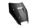  Sport Matte Zwart Windscherm