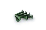 Kit Visserie Carénage En Aluminium Anodisé Vert Blister 6 vis bombé M6x30mm