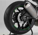Filet de jantes Adhésifs En Arc Cercle Premium Vert