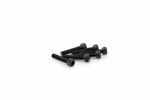 Kit Visserie Carénage En Aluminium Anodisé Noire Blister 6 vis allen M5x25mm