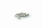 Kit Visserie Carénage En Aluminium Anodisé Argent Blister 6 vis allen M5x25mm