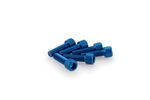 Kit Visserie Carénage En Aluminium Anodisé Bleu Blister 6 vis allen M6x20mm