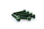 Kit Visserie Carénage En Aluminium Anodisé Vert Blister 6 vis allen M8x35mm