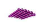 Kit Visserie Carénage En Aluminium Anodisé Violet Blister 6 vis allen M8x50mm