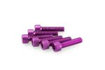 Kit Visserie Carénage En Aluminium Anodisé Violet Blister 6 vis allen M6x25mm