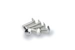 Kit Visserie Carénage En Aluminium Anodisé Argent Blister 6 vis bombé M6x25mm