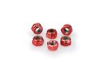 Kit Visserie Carénage En Aluminium Anodisé Rouge Blister 6 écrou M5