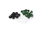 Kit Visserie Carénage En Aluminium Anodisé Bulles Vert BLISTER 6 VIS M5 ECROUS