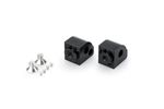 Adaptador de apoio para os pés réglable passageiro Preto