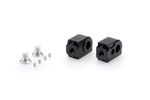 Adaptador de apoio para os pés passageiro ajustável Preto