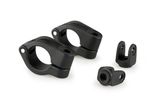  Set Gabel 25,5 mm Schwarz Scheinwerferhalterung