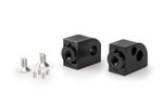 Adaptador de apoio para os pés passageiro ajustável Preto