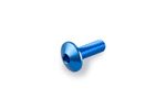 Kit Visserie Carénage En Aluminium Anodisé Bulles Bleu 6 Vis M5x15 Tête diamètre 11,8mm