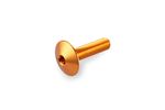 Kit Visserie Carénage En Aluminium Anodisé Bulles Or 6 Vis M6x20 Tête diamètre 13,9mm