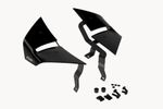  D12 Black Lateral fins
