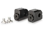 Adaptador de apoio para os pés réglable passager Preto