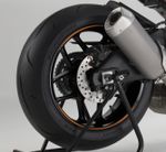 Filet de jantes Adhésifs En Arc Cercle Premium Orange
