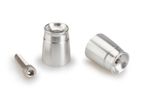 Embouts de guidon Sport Argent