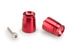 Extremidades do guiador Sport Vermelho