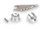 Extremidades do guiador Speed Argent