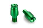 Extremidades do guiador Sport Verde