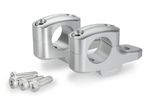  Pullback Zilver Hoogte 20mm diameter 32mm br Achter 16mm Stuurklemmen