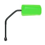Rétroviseur SCOOT F1 RUBBER MAT VERT FLUO DIAM 8 REVERSIBLE x1 TIGE LONGUE