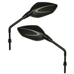 Rétroviseur SCOOT CLASS MAT DIAM 8mm REVERSIBLE PAIRE