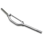 Guidon SCOOT STREET ALU ARGENT MAT L625MM BARRE RENFORT H40MM SOUS