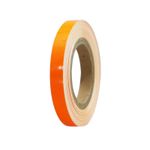 Filete de jantes AUTOCOLANTE ADESIVO LARANJA FLUO 7mm 6M APLICADOR