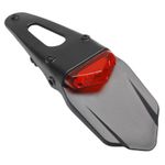 Support de plaque IMMATRICULATION FEU 50 A BOITE - MOTO PREMIUM ROUGE LEDS 9 L 325mm - H 55mm 110mm HOMOLOGUE E4