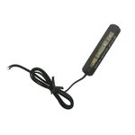 Eclairage de plaque IMMATRICULATION BARETTE 4 LEDS L 60mm - H 13mm 5mm HOMOLOGUE CE