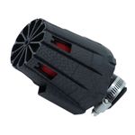  E5 BOX CARBON MATTE ROTER SCHIUMA BEFESTIGUNG ECKE 45 DIAM 35 - 28 Luftfilter