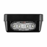 Eclairage de plaque IMMATRICULATION RECTANGLE 4 LEDS PLASTIQUE HOMOLOGUE CE