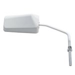 Rétroviseur SCOOT F1 DIAM 8 REVERSIBLE BLANC x1 TIGE LONGUE