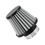  KN MIDDLE FD - SILBER RECHTE BEFESTIGUNG DIAM 35 - 28 Luftfilter