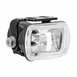 Feux FEU ADDITIONNEL HALOGENE ORIENTABLE LONGUE PORTEE RECTANGLE H3 12V 55W HOMOLOGUE CE IDEAL PLAQUE NUMERO CROSS