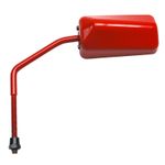Rétroviseur SCOOT F1 DIAM 8 REVERSIBLE ROUGE FERRARI x1 TIGE LONGUE