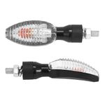 Clignotant UNIVERSEL SQUALE A AMPOULE BAU9S TRANSPARENT - BASE COURTE L 90mm - H 30mm 25mm HOMOLOGUE CE PAIRE
