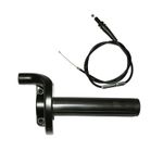 Poignée de gaz 50 A BOITE TIRAGE RAPIDE ALU COMPLETE LIVREE VIS TENDEUR M10x125