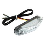 Feux arrière FEU 50 A BOITE - MOTO TRIANGLE TRANSPARENT LEDS 6 ROUGES HOMOLOGUE CE