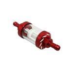  CYLINDRIQUE ALU DIAM 6mm TRANSPARENT - ROOD Benzinefilter