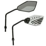 Rétroviseur SCOOT ARROW BLANC TIGE DIAM 8mm PAIRE