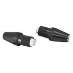 Guidon EMBOUT CONIQUE MOLETE DIAM 17 mm PAIRE