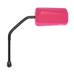 Rétroviseur SCOOT F1 RUBBER MAT ROSE FLUO DIAM 8 REVERSIBLE x1 TIGE LONGUE