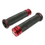 SCOOT DIAMANT - ROT CLOSED END 135mm PAAR Lenkergriffe