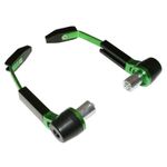 Protection levier FREIN RR ALU EMBOUTS - VERT TOUS TYPES GUIDON 13 17 mm PAIRE